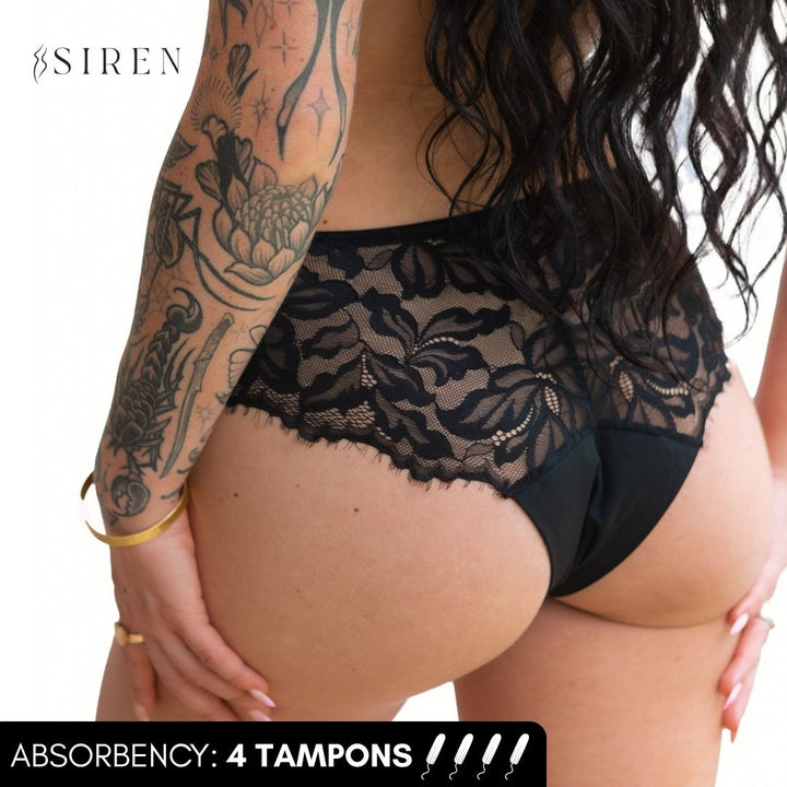 Lace Cheeky Period Underwear