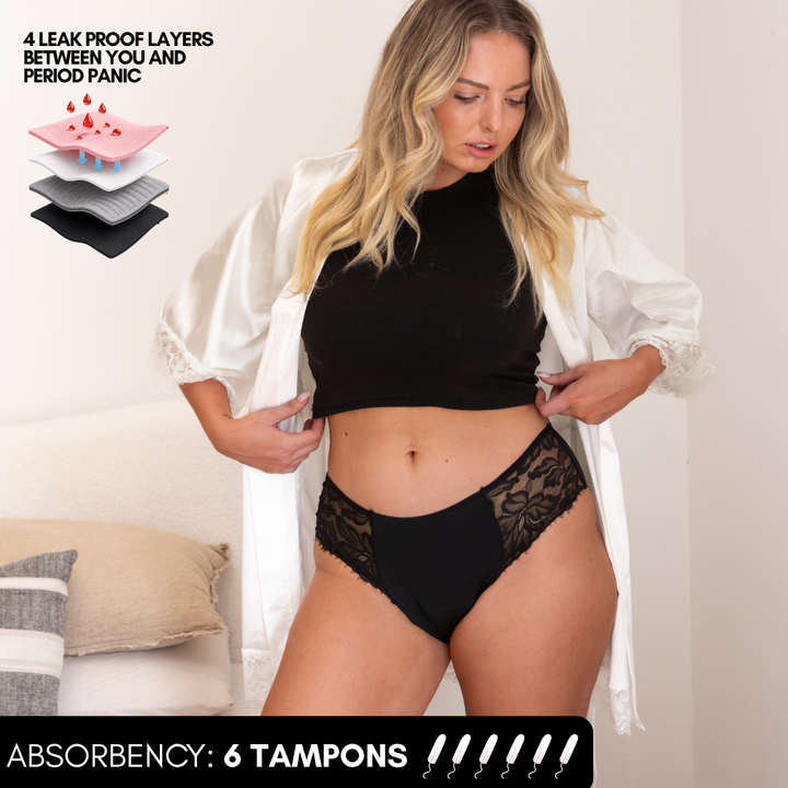 Lace Brief Period Underwear