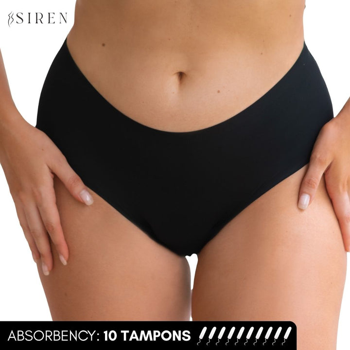 Mid-Waist Seamless Period Underwear