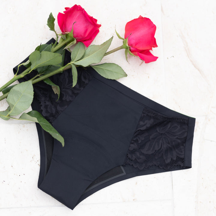 French Lace Seamless Leak-Proof Period Brief